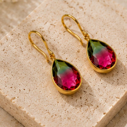 Gold Plated CZ Earrings