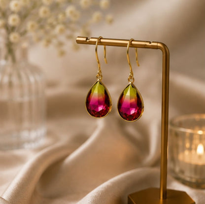 Gold Plated CZ Earrings