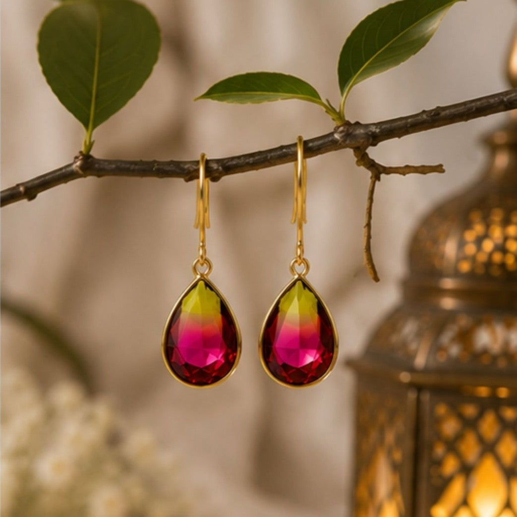 Gold Plated CZ Earrings