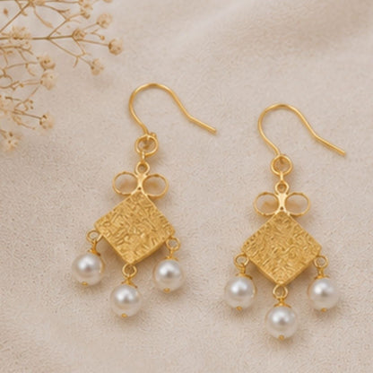 Gold Plated CZ Earrings