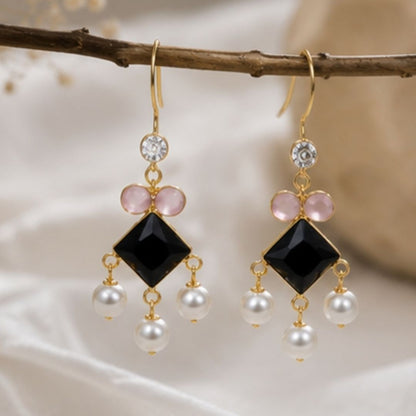 Gold Plated CZ Earrings