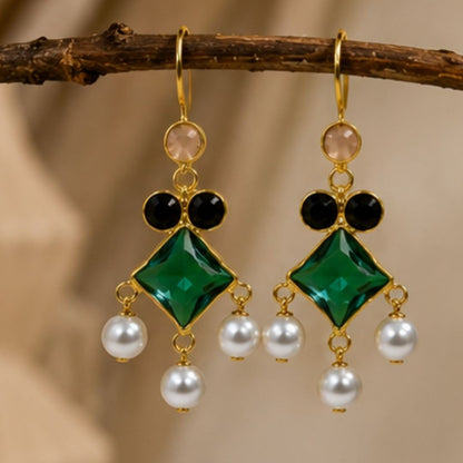 Gold Plated CZ Earrings
