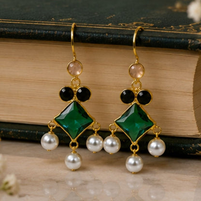 Gold Plated CZ Earrings