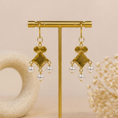 Gold Plated CZ Earrings