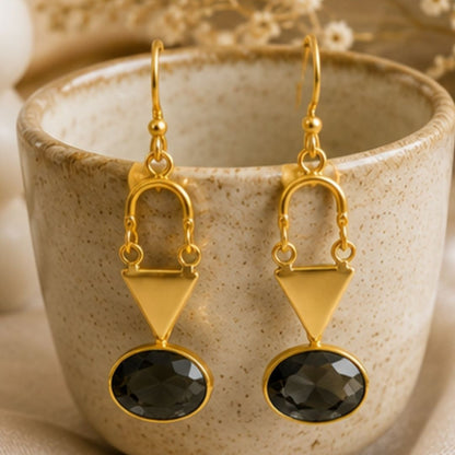 Gold Plated CZ Earrings