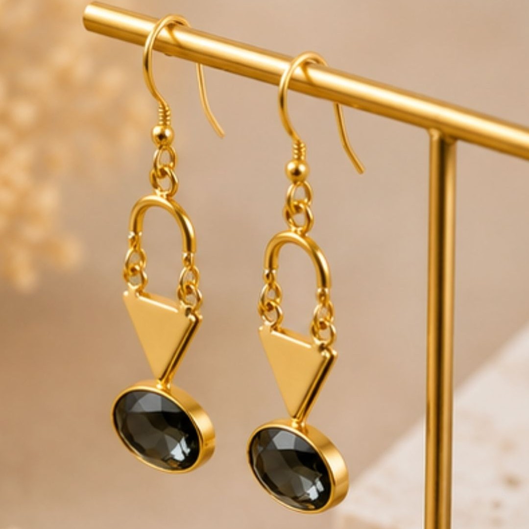 Gold Plated CZ Earrings