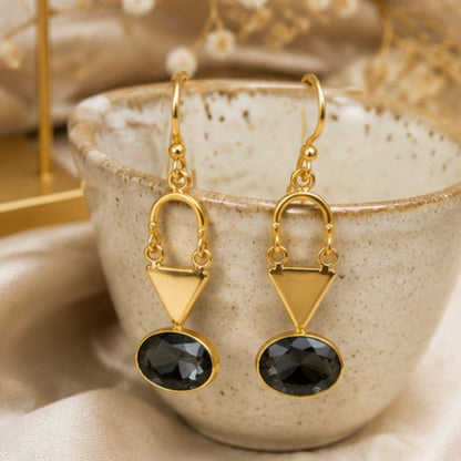 Gold Plated CZ Earrings