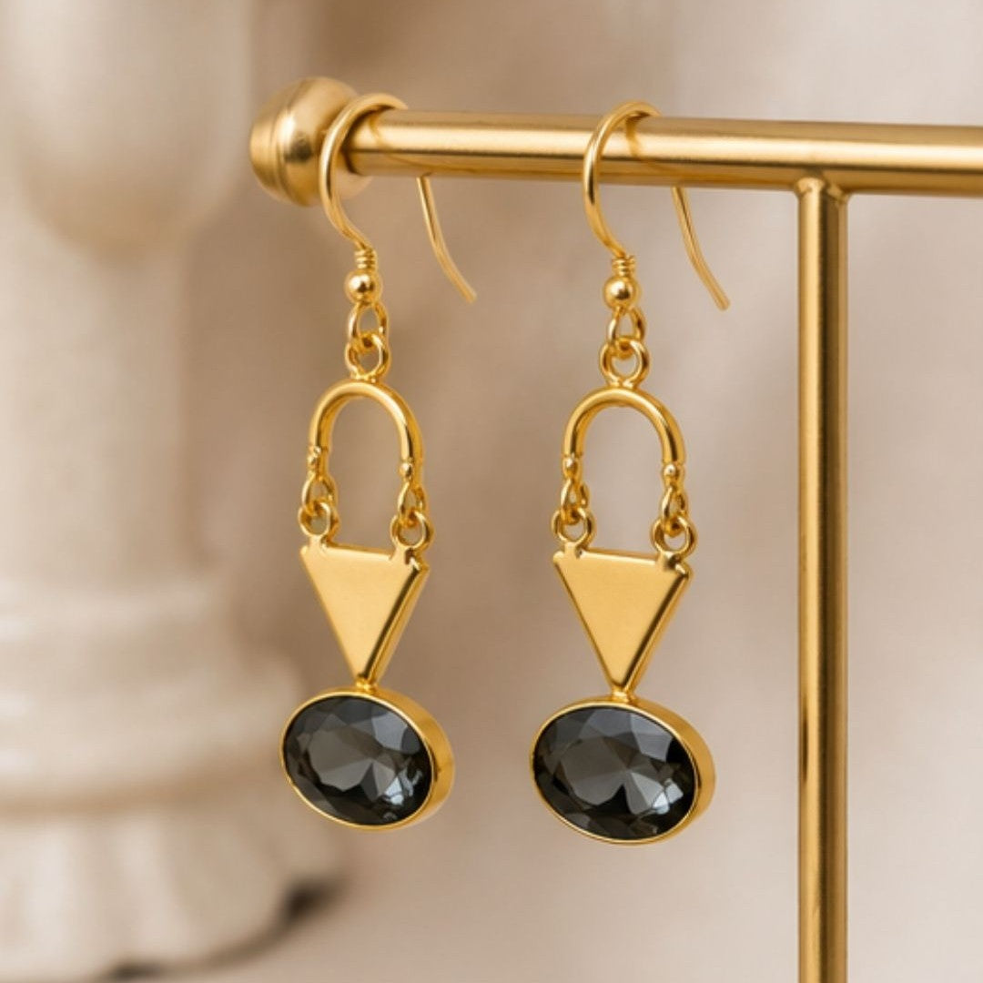 Gold Plated CZ Earrings
