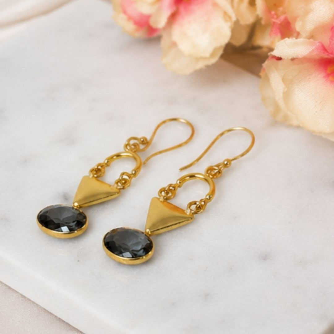 Gold Plated CZ Earrings