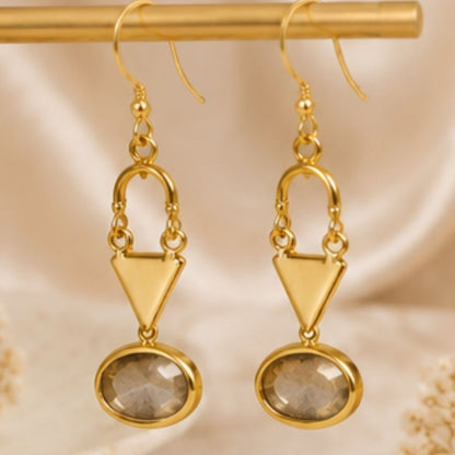 Gold Plated CZ Earrings