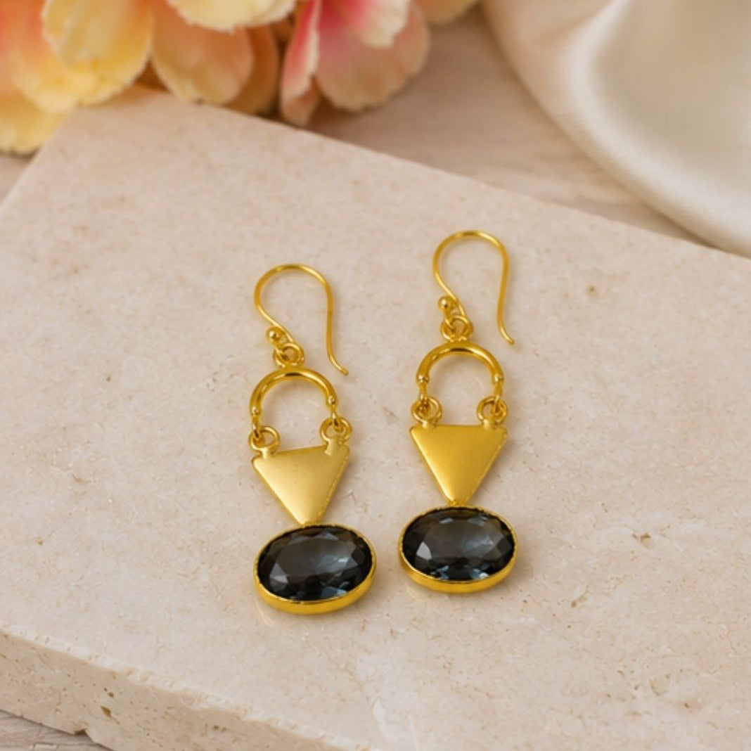 Gold Plated CZ Earrings