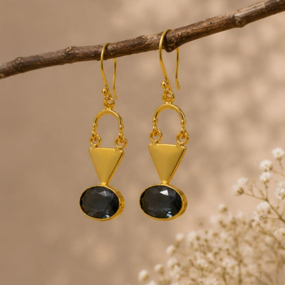 Gold Plated CZ Earrings