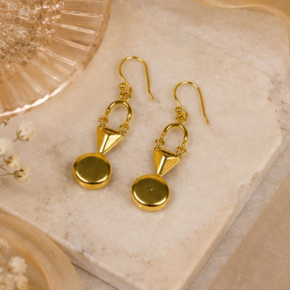 Gold Plated CZ Earrings
