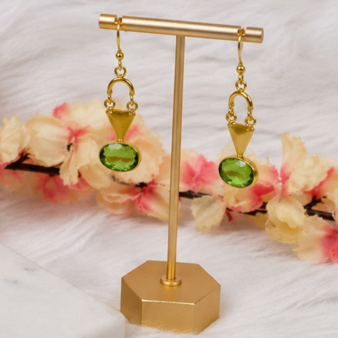 Gold Plated CZ Earrings