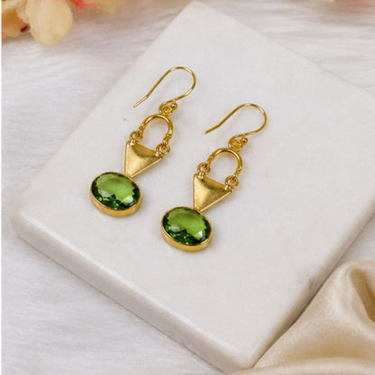 Gold Plated CZ Earrings