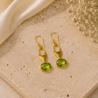 Gold Plated CZ Earrings