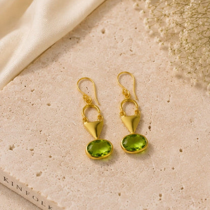 Gold Plated CZ Earrings