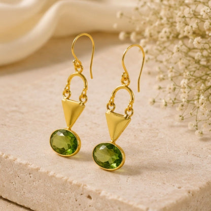 Gold Plated CZ Earrings