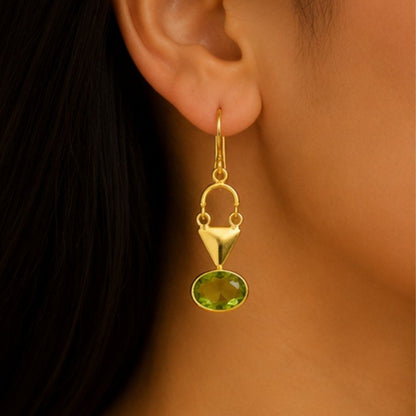 Gold Plated CZ Earrings