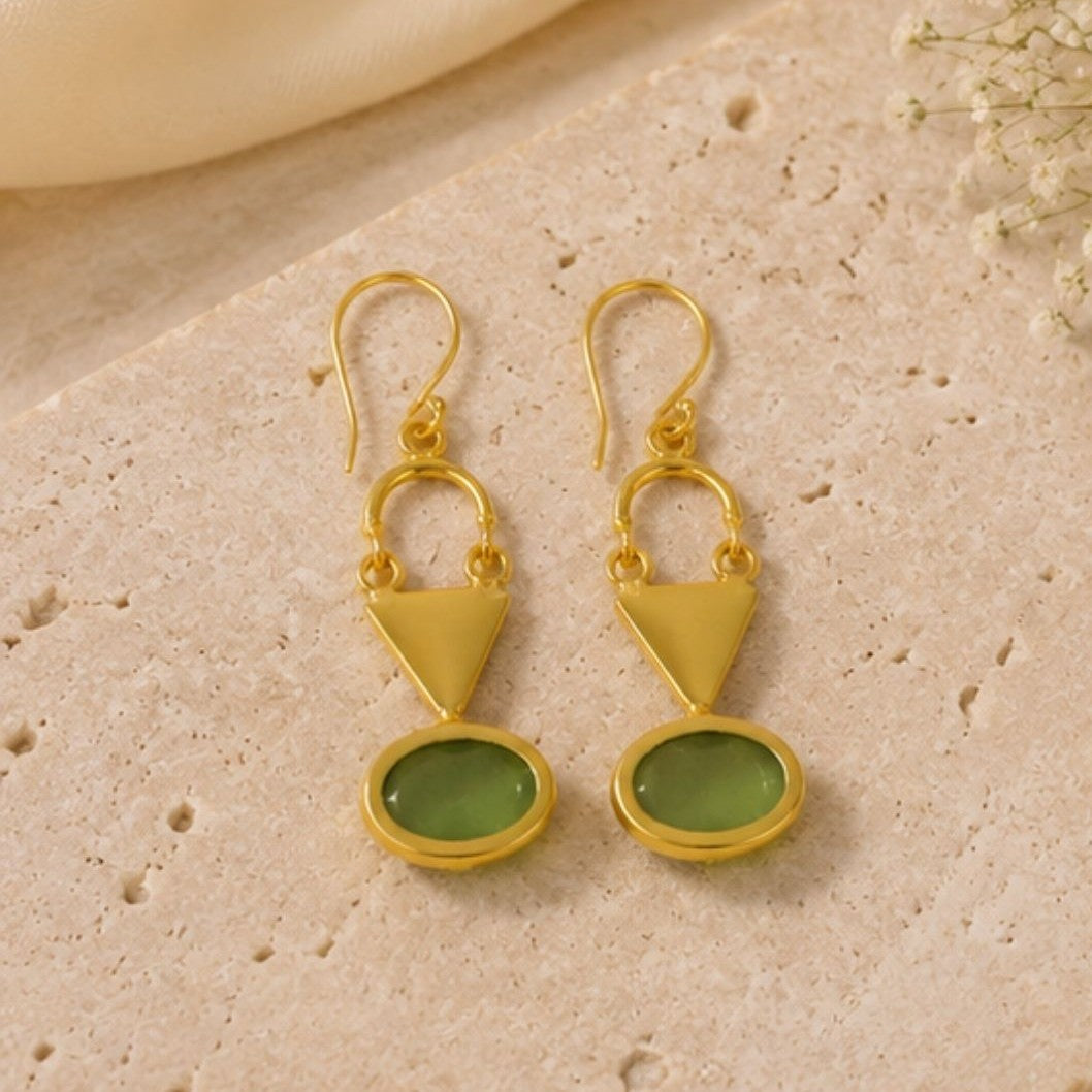 Gold Plated CZ Earrings