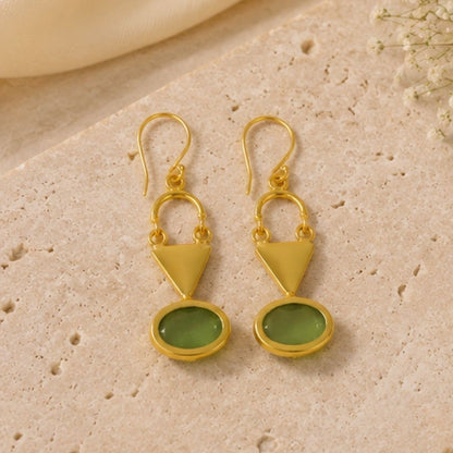 Gold Plated CZ Earrings