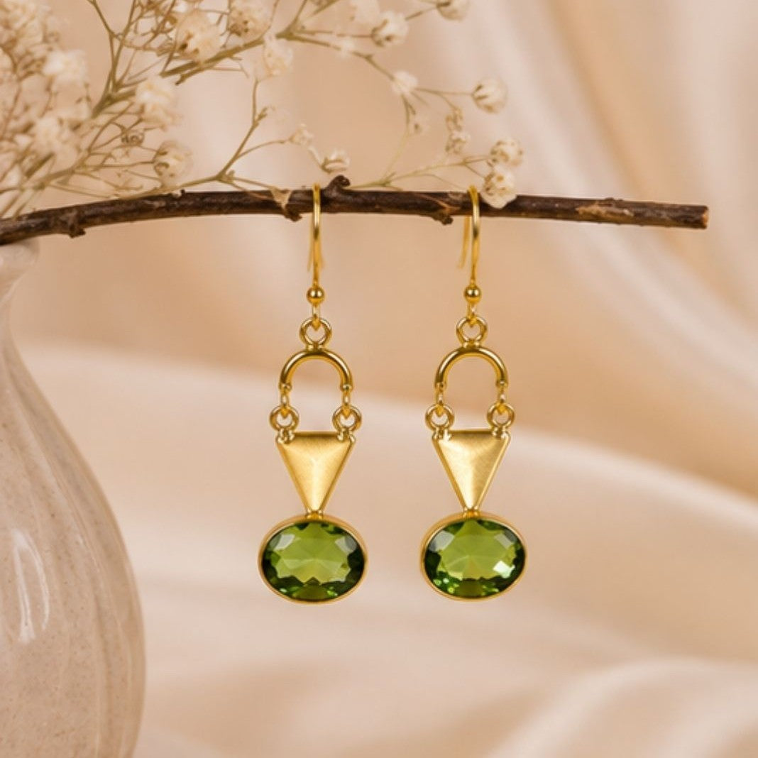 Gold Plated CZ Earrings