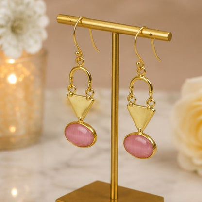 Gold Plated CZ Earrings