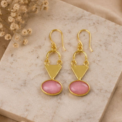 Gold Plated CZ Earrings