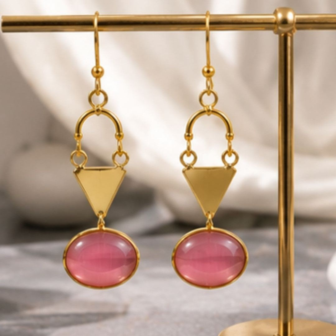 Gold Plated CZ Earrings