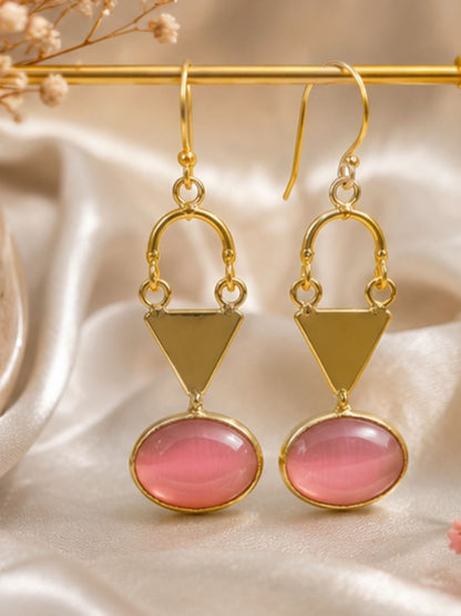 Gold Plated CZ Earrings