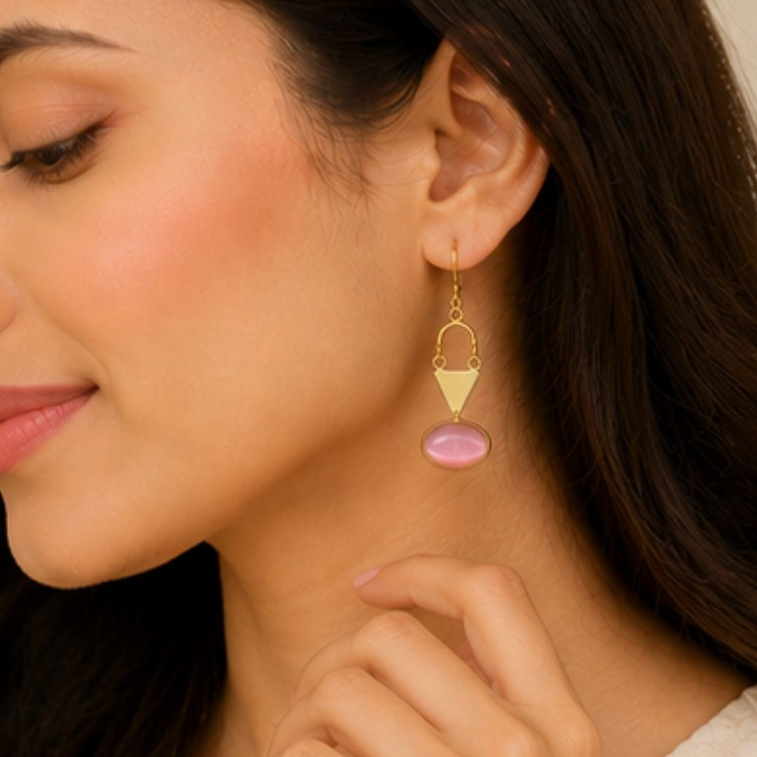 Gold Plated CZ Earrings