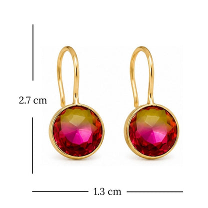 Gold Plated CZ Earrings