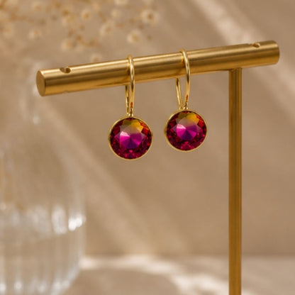 Gold Plated CZ Earrings