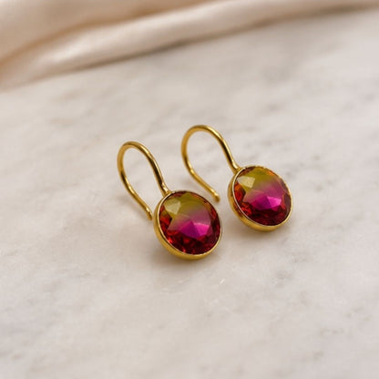 Gold Plated CZ Earrings