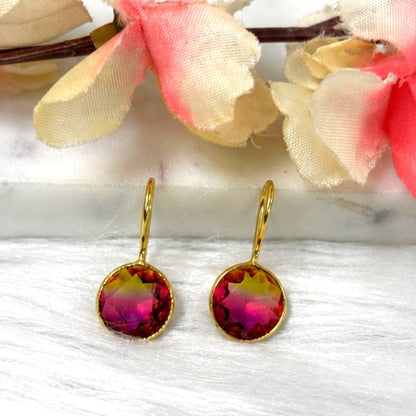 Gold Plated CZ Earrings