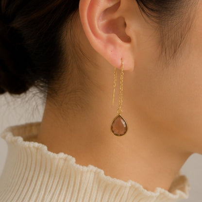 Gold Plated CZ Earrings