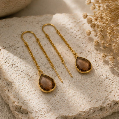 Gold Plated CZ Earrings