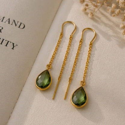 Gold Plated CZ Earrings
