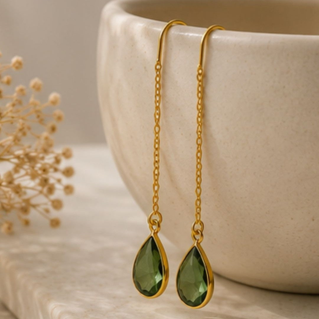 Gold Plated CZ Earrings