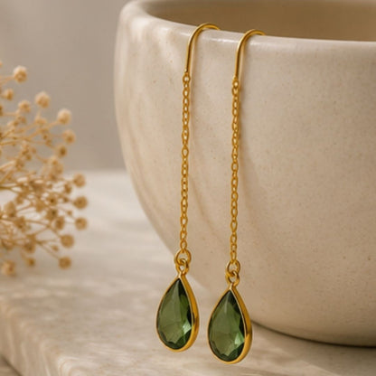 Gold Plated CZ Earrings