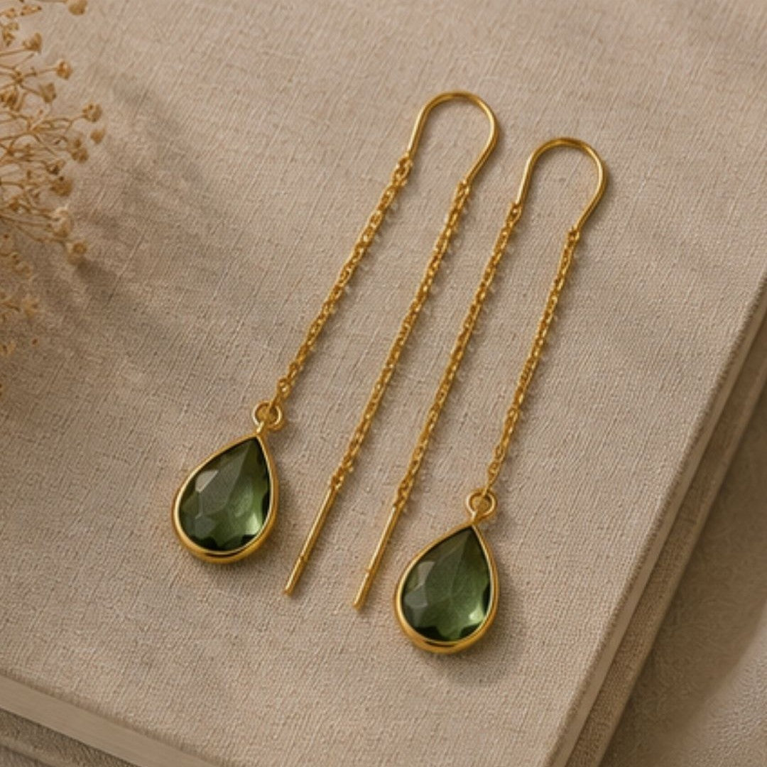 Gold Plated CZ Earrings