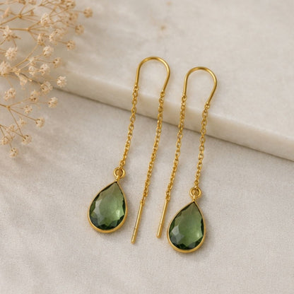 Gold Plated CZ Earrings