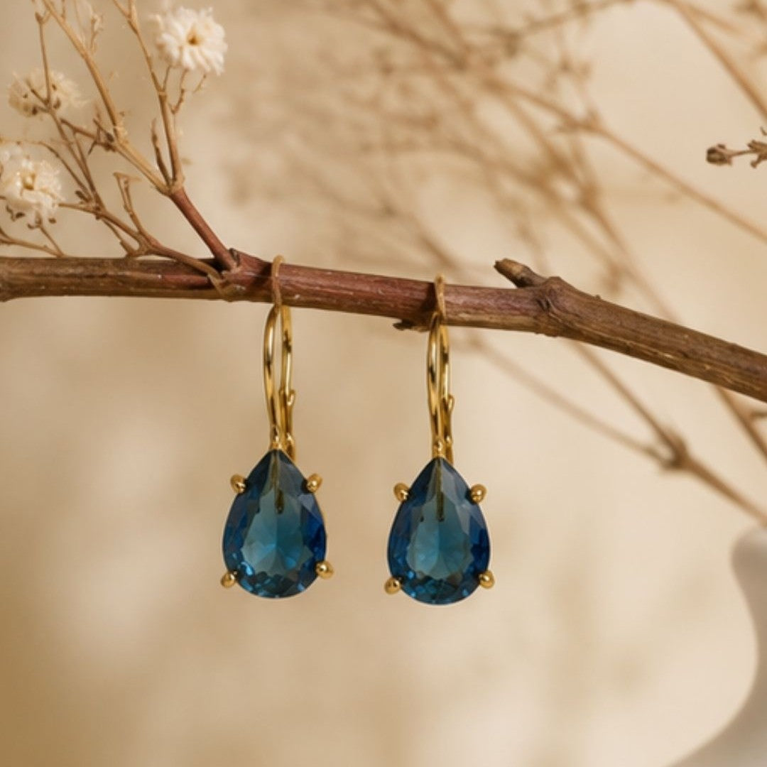 Gold Plated CZ Earrings