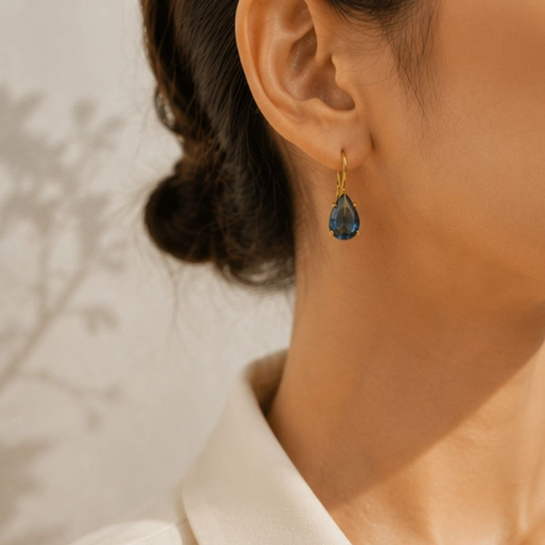 Gold Plated CZ Earrings