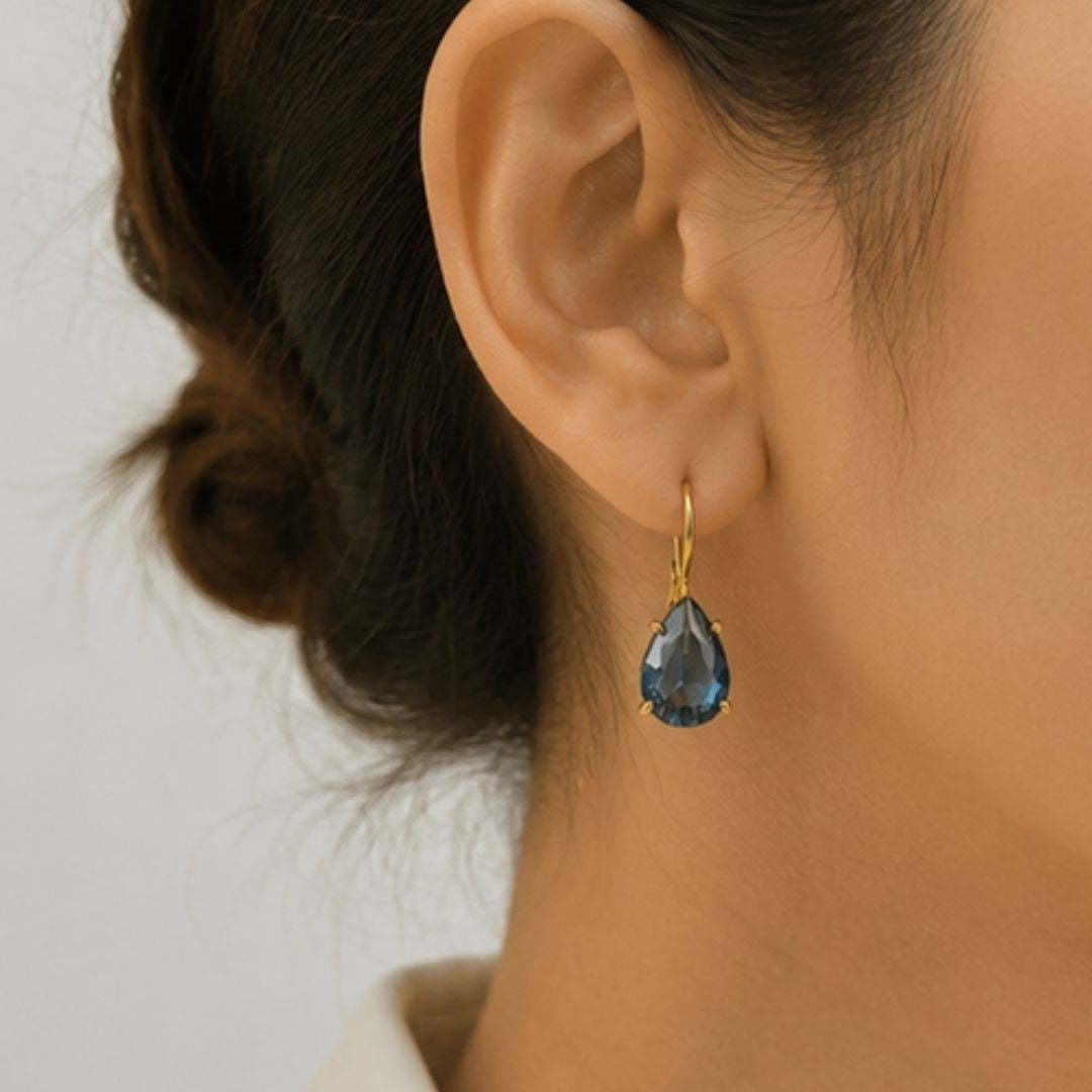 Gold Plated CZ Earrings