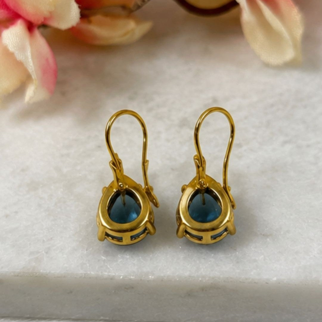 Gold Plated CZ Earrings