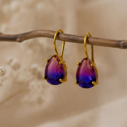 Gold Plated CZ Earrings