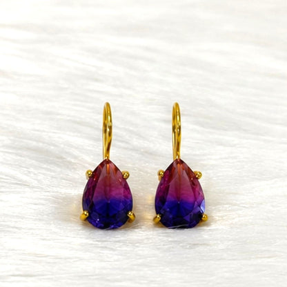 Gold Plated CZ Earrings