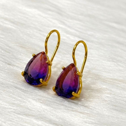 Gold Plated CZ Earrings
