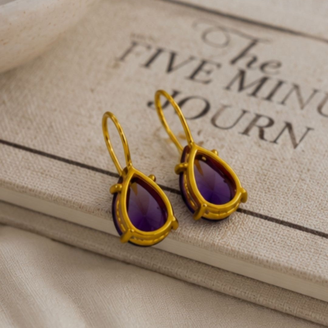 Gold Plated CZ Earrings